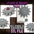 EtsyPromo_HolySymbolOfRavenkind_Photos.jpg Curse of Strahd - Holy Symbol of Ravenkind / Inspiration D20 Holder