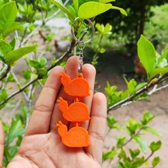CARACOL.jpg STL file SNAIL KEYCHAIN・Model to download and 3D print