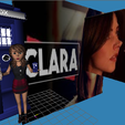 supergirl.png ClaraOswald Toon Doctor Who Tardis Sonic screwdriver
