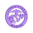 US Marine.stl United States Marine wall art US marine corps wall decor 2d art