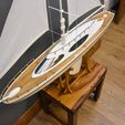 DSC_0679.jpg Large Model Yacht Sail Boat - 72cm