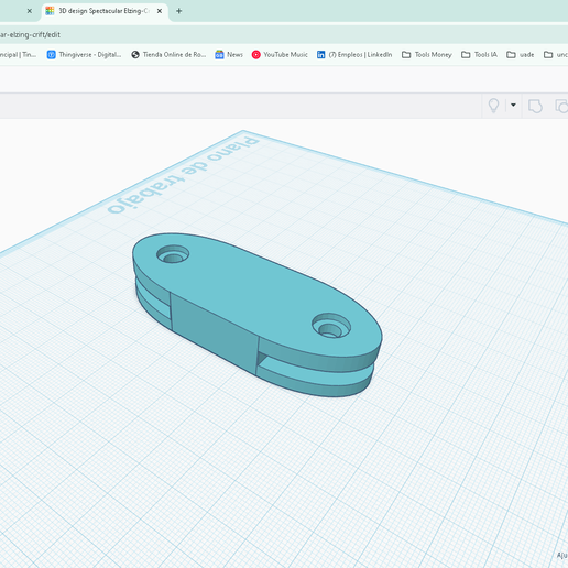 motorcycle bracket with screws 3D model