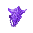 Saurus02HEADTOPstl.stl FANTASY FOOTBALL LIZARD BLOCKER 2