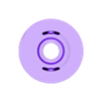filament-spool-v4a.stl Filament spool hub for 608ZZ skate bearings