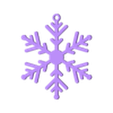 Bola Navidad_Copo7.stl Bolas de Natal Flocos