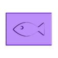 Stamp12_FishSimple.stl Stamp 12 - Fish Simple - Fondant Decoration Maker Toy