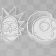 rickym.JPG Rick and morty cookie cutter set x2