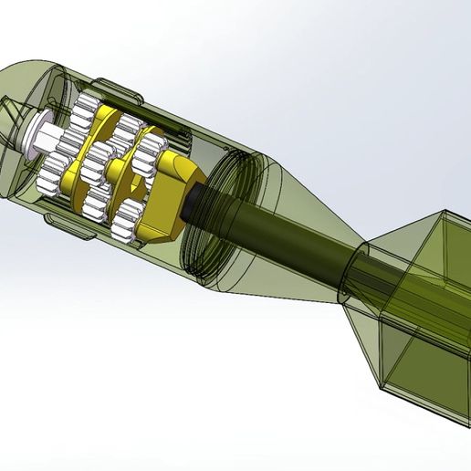 💣 Atomic bomb model flying toy・ STL File for 3D printing・Cults