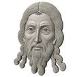 Savior-not-made-by-hands-3D-model-STL-01.jpg Jesus Christ Face Bas-Relief STL for CNC