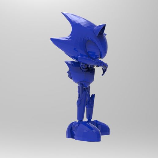 untitled.68.jpg Descargar archivo STL gratis Metal Sonic • Plan para la impresión en 3D, Sema3d