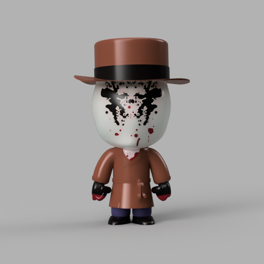 👾 DC Comics Watchmen Mini Rorschach (Reginald Long)・Archivo STL para ...
