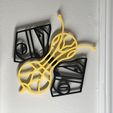 IMG_6102.jpeg STL file Bee Design Fidget Spinner and Wall Decor, Multi Piece, Snap Together・3D printing model to download