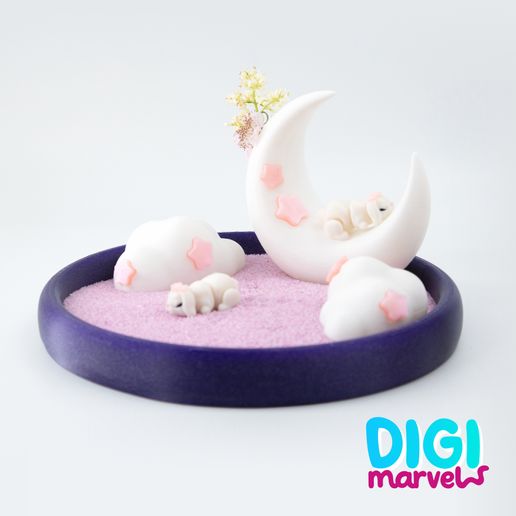 Moon Zen Garden - 3D model önizlemesi