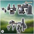 3.jpg Set of medieval village accessories with well and forge (10) - Medieval Middle Earth Age 28mm 15mm RPG Shire