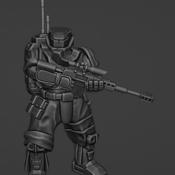 Front.png SpK - Scout (28mm miniature)
