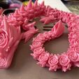 8D7CC2B2-E1CC-442B-9B84-79AEC410E9F1.jpg STL file Rose Dragon, Valentine's Day, Articulating Flexi Wiggle Pet, Print in Place, Fantasy・3D printer design to download