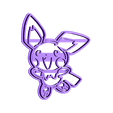 pichuv1.stl pichu pokemon cookie