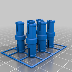 pegs_3x2.png Archivo STL gratis Conectores múltiples o clavijas para kbricks・Plan de la impresora 3D para descargar