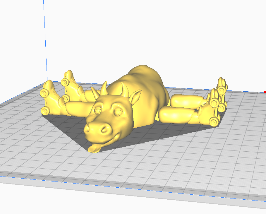 5.png STL file CLUMSY COW Flexi・3D printing design to download, Doctor_Craft