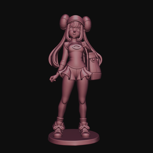 🐉 Rosa Pokemon Trainer・ STL File for 3D printing・Cults