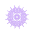 Floral Mandala Style Circular Pattern.stl Floral Mandala Style Circular Pattern