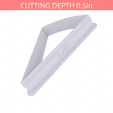 1-8_Of_Pie~2.75in-cookiecutter-only2.png Slice (1∕8) of Pie Cookie Cutter 2.75in / 7cm