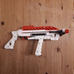 SlingHAMMER - repeating Crossbow Pistol for 6mm 8mm 10mm or 12mm Steel Balls