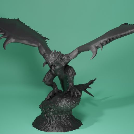 Archivo STL Rathalos 👹 ・Objeto imprimible en 3D para descargar・Cults