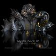 Shop1.jpg Mystik- 3-pack IV-Draagon-Bust -Mahes and Apophis- as Bust-STL 3D Print