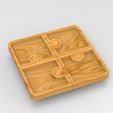 untitled.15.jpg Puzzle Serving Tray, Cnc Cut 3D Model File For CNC Router Engraver, Plate Carving Machine, Relief, serving tray Artcam, Aspire, VCarve, Cutt3D