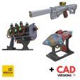 2.jpg Fallout Weapons Bundle - 3 Printable models - STL + CAD + OBJ - Commercial Use