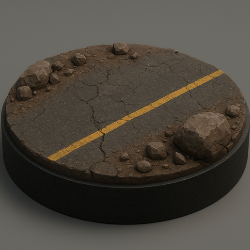 Base for urban or dirt character 3D model