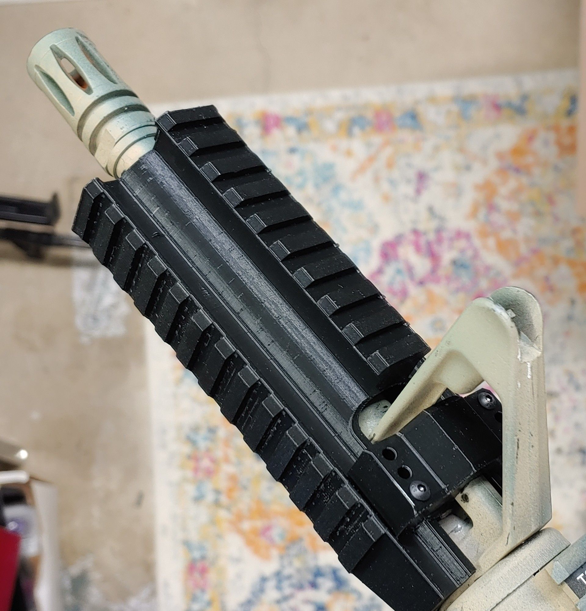 Работа Ergo M4 Handguard Extension Rail с возможностью распечатки в 3d