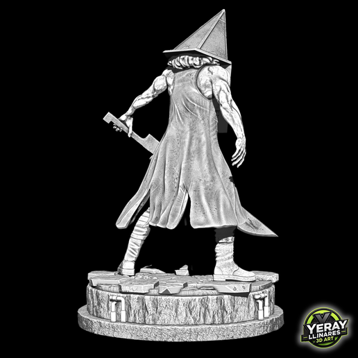 Archivo STL Figura de Pyramid Head - Silent Hill 2 - Escala 1:6 ...