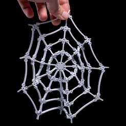 SPIDER-1024x1024.png STL file Flexy spider web・3D printing idea to download