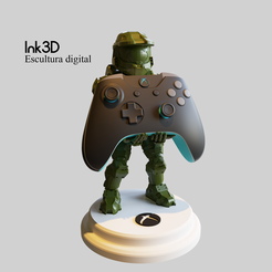 234.png 3D file Master chief holder・3D printing model to download