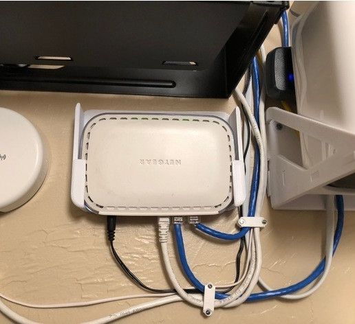 Wall mount bracket for Netgear fs605 switch & others