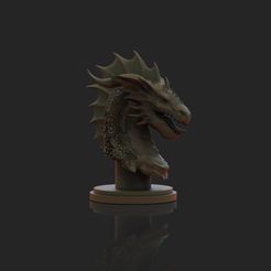 R0.jpg Archivo STL Dragon Head・Objeto para impresora 3D para descargar