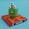 monstro-2.jpg Minecraft monster model | STL file for 3D printing