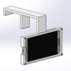 S4-CameraMount-3D.png Galaxy S4 Camera Mount for Qidi Tech/Flashforge Printers