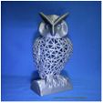 owls_03.jpg Free STL file Owl Pen Holder / Tools Holder・3D printable model to download