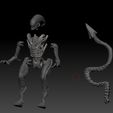 screenshot.3176.jpg Alien, Xenomorph, Vintage Style, Action Figure, 3.75"