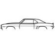 Chevrolet-Camaro-1969.png Camaro Multipack Silhouette Wall Art
