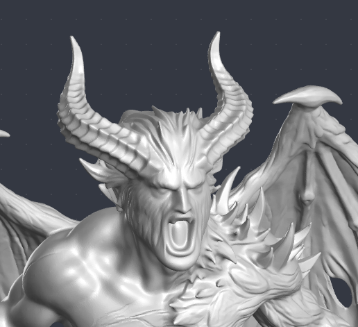 😈 Kazar the Tormented - Molten Demon Transformation・Free STL File for ...