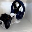 IMG_1271.jpg Fichier STL support de contrôleur xbox et casque・Modèle pour imprimante 3D à télécharger