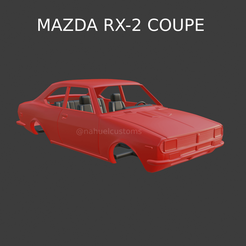 New-Project-(75).png Fichier STL Mazda RX-2 Coupé - RX2 -- Carrosserie de voiture・Design imprimable en 3D à télécharger