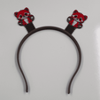 Print-In-Place-Red-Panda-Head-Band-Boppers.png Print In Place Red Panda Head Band Boppers