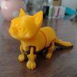 Busya the print in place flexible toy cat