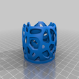 TeaLightHolderLow.png 3D-Voronoi with openScad is possible