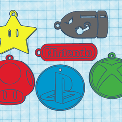 Captura-de-pantalla-2023-08-20-112822.png STL file Video Game Keychains・Model to download and 3D print